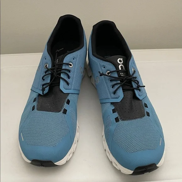 On Running Cloud 5 Niagara Blue Men’s Size 14 Sneakers Lightweight